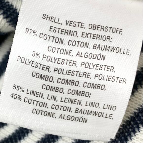 Anthropologie 9-H15 STCL Postmark Striped Henley Dress Split Tunic Stripe Medium - Picture 6 of 16